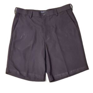 Dockers Golf Men's Sz 36 Flat Front Relaxed Fit Casual Chino Shorts Black